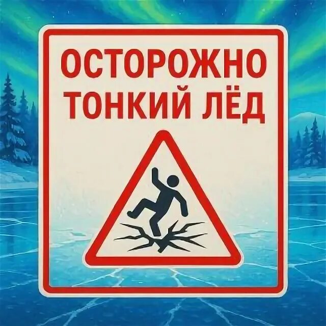 Профилактические памятки «Осторожно! Тонкий лед!».